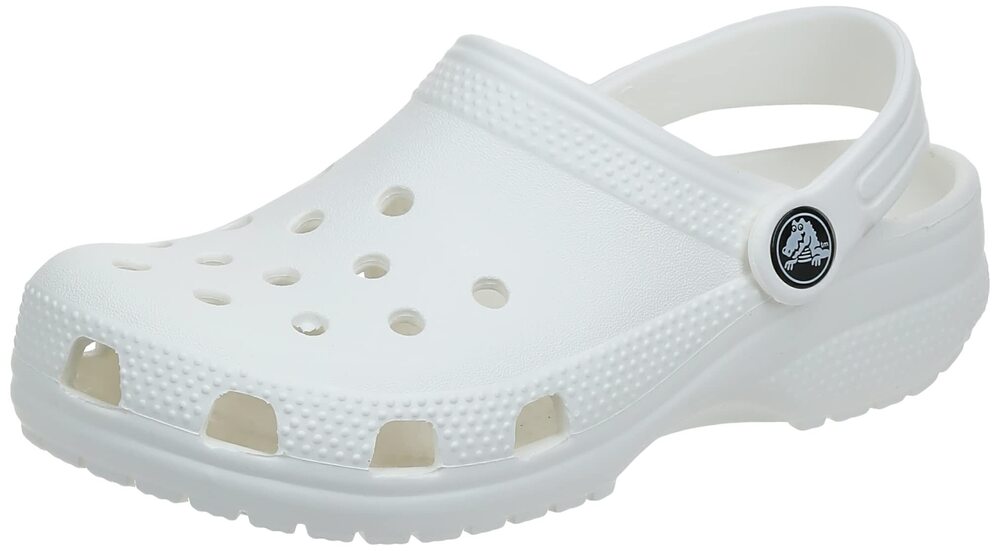 CROCS UNISEX-ADULTS CLASSIC CANADIAN FLAG CLOGS, WHITE, 7 MEN/9 WOMEN